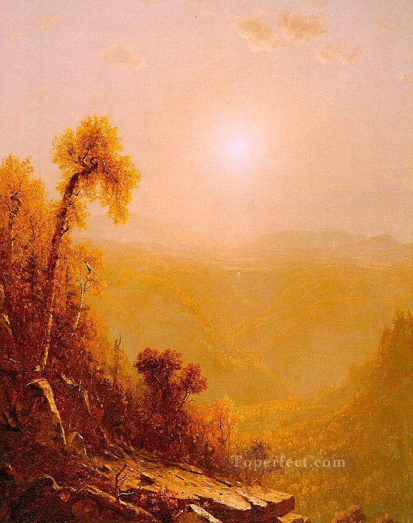 キャッツキル山脈の 10 月の風景 サンフォード・ロビンソン・ギフォード油絵